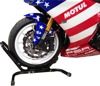 Roll-On Motorcycle Wheel Chock - Fits wheels sizes 16"-21"