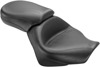 Mustang Wide Touring Two-Piece Seat Black Fits Honda