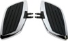 Swept Driver Floorboards Chrome/Black - For 11-15 Yamaha XVS13 Stryker Swept Driver Floorboards Chrome/Black - For 11-15 Yamaha XVS13 Stryker
