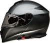 Z1R Solaris Modular Snow Electric Helmet Dark Silver L - Modular snow helmet with electric shield