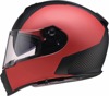Z1R Warrant Carbon Helmet Red/Black - Small - Full face helmet with drop-down sun visor