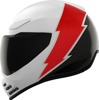 ICON Domain Slabtown Helmet 3XL White Red Full Face Unisex - Full face helmet 3XL White Red Unisex