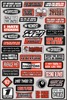 Factory Effex Sponsor Sticker Kit - FX Fun Phrases Stickers