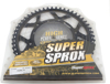 Supersprox 52T Aluminum Rear Sprocket Black Fits Honda