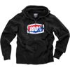 100% Official Zip Hoody Black Medium 100% Official Zip Hoody Black Medium