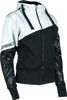 Cat Outa Hell Hoody White/Black Womens - XS Cat Outa Hell Hoody White/Black Womens - XS