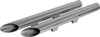 Chrome "Drag" Slip On Exhaust Mufflers - For 04-13 HD Sportsters Chrome "Drag" Slip On Exhaust Mufflers - For 04-13 HD Sportsters