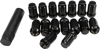 12mmx1.50 Lock Style Lug Nuts Black W/key 16/pk - Polaris RZR & CanAm Maverick/X3