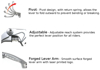 Pivot FP Forged Clutch Lever - 4 Finger Length - Honda MX "Big Bikes"