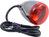 Red Deuce-Style Turn Signal Lamp Black Nickel by Chris Products