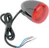 Red Deuce-Style Turn Signal Lamp Black Nickel by Chris Products