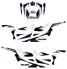 RZR Complete Graphic Kit White/Black/Silver - For 14-17 Polaris RZR XP RZR Complete Graphic Kit White/Black/Silver - For 14-17 Polaris RZR XP