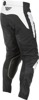 Fly Racing Kinetic Sym Pants Black/White Size 28 Offroad - Offroad riding pants in Black/White, Size 28