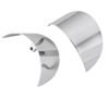 Biker's Choice Chrome Turn Signal Visor - Silver