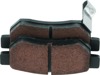 BikeMaster Organic Brake Pads - Black Fits Honda