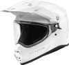 Fly Racing Trekker Solid Helmet White X-Small - Full-face dual sport helmet, White, X-Small