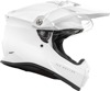 Fly Racing Trekker Solid Helmet White X-Small - Full-face dual sport helmet, White, X-Small