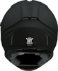 Z1R Jackal Smoke Helmet XS Matte Black - Full-face helmet with drop-down sun visor