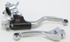 Easy Pull Pro Levers Silver W/Hot Start W/O Grip - For 01-19 KX RMZ YZ Easy Pull Pro Levers Silver W/Hot Start W/O Grip - For 01-19 KX RMZ YZ