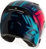 GMAX OF-87 Duke Helmet w/LED Light Blue/Red Large