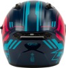 GMAX OF-87 Duke Helmet w/LED Light Blue/Red Large