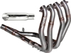 Shorty Full Exhaust System - Polished 4 Into 1 - For 99-20 Suzuki Hayabusa