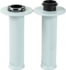 Renthal MX Original Lock-On Grips Soft Full Diamond White - Soft Full Diamond lock-on grips for MX handlebars