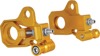 Performance Machine Rear Axle Adjuster Kit Gold Ano