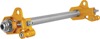 Performance Machine Rear Axle Adjuster Kit Gold Ano