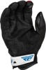 Fly Racing Coolpro Force Gloves Black/White/Red Small - Street riding gloves Small Black/White/Red
