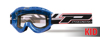 3101 Blue Atzaki Youth MX Goggles - Clear Lens 3101 Blue Atzaki Youth MX Goggles - Clear Lens