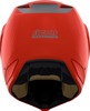 ICON Elsinore Monotype Helmet Red Matte 3XL - Modular off-road helmet with fog-free shield