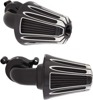 Arlen Ness Black Monster Sucker Air Cleaner Kit - Deep Cut Design