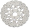 10 Button Contour Floating Rear Brake Rotor - Polished Center