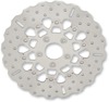 10 Button Contour Floating Rear Brake Rotor - Polished Center