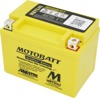 MotoBatt MBTX4U Quadflex AGM Battery Sealed Factory Activated - Sealed AGM battery, Quadflex terminals, universal fit