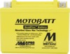 MotoBatt MBTX4U Quadflex AGM Battery Sealed Factory Activated - Sealed AGM battery, Quadflex terminals, universal fit