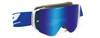 3206 Advanced MX Goggles - White w/ Magnetic Blue Iridium Lens - Magnetic Lens for fast and easy lens changes 3206 Advanced MX Goggles - White w/ Magnetic Blue Iridium Lens - Magnetic Lens for fast and easy lens changes