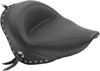 Concho Skirt Studded Vinyl Solo Seat - For 06-17 Harley Softail Concho Skirt Studded Vinyl Solo Seat - For 06-17 Harley Softail