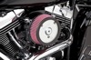 Stage I Big Sucker Air Filter Kit Red/Plain by Arlen Ness