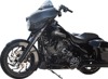 Arlen Ness Smooth Steel Fat Fork Boot Covers Gloss Black For Harley Touring