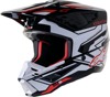 Alpinestars S-M5 Action 2 Helmet Medium Black/White/Red