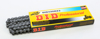 DID 420NZ3 Gold and Black 72 Link Non-Sealed Chain - Premium 420 racing chain, 72 links, gold/black