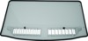 QuadBoss Full Vented Windshield Clear Fits 15-18 Polaris Ranger 570 Full-Size
