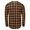 USWE Flannel Long Sleeve Off-Road Jersey Bronze Small - Lightweight flannel jersey, small, bronze color