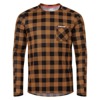 USWE Flannel Long Sleeve Off-Road Jersey Bronze Small - Lightweight flannel jersey, small, bronze color