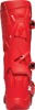 Thor Radial MX Boots Red - Adult Size 13 - Off-road riding boots in red, size 13