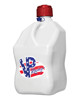 VP Racing 5.5 Gallon "Patriot" White Fluid Container with Red Top & Blue Vent