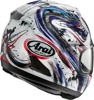 Arai Corsair-X Kiyonari Trico Helmet XL - Full-face helmet with Kiyonari graphic.