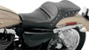 Explorer Special Studded 2-Up Seat Black Gel - For 04-20 Harley XL XR